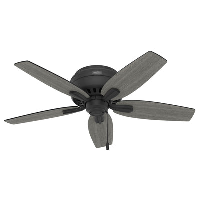 42 inch Newsome Matte Black Low Profile Ceiling Fan with LED Light Kit