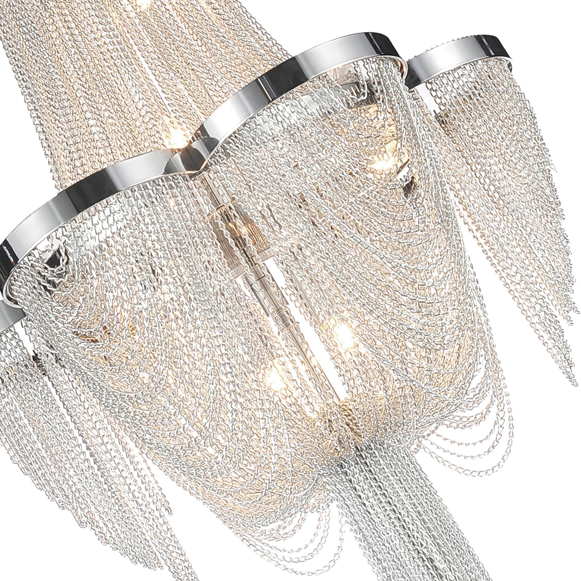 Taylor 7 Light Chrome Chandelier with Chrome Finish