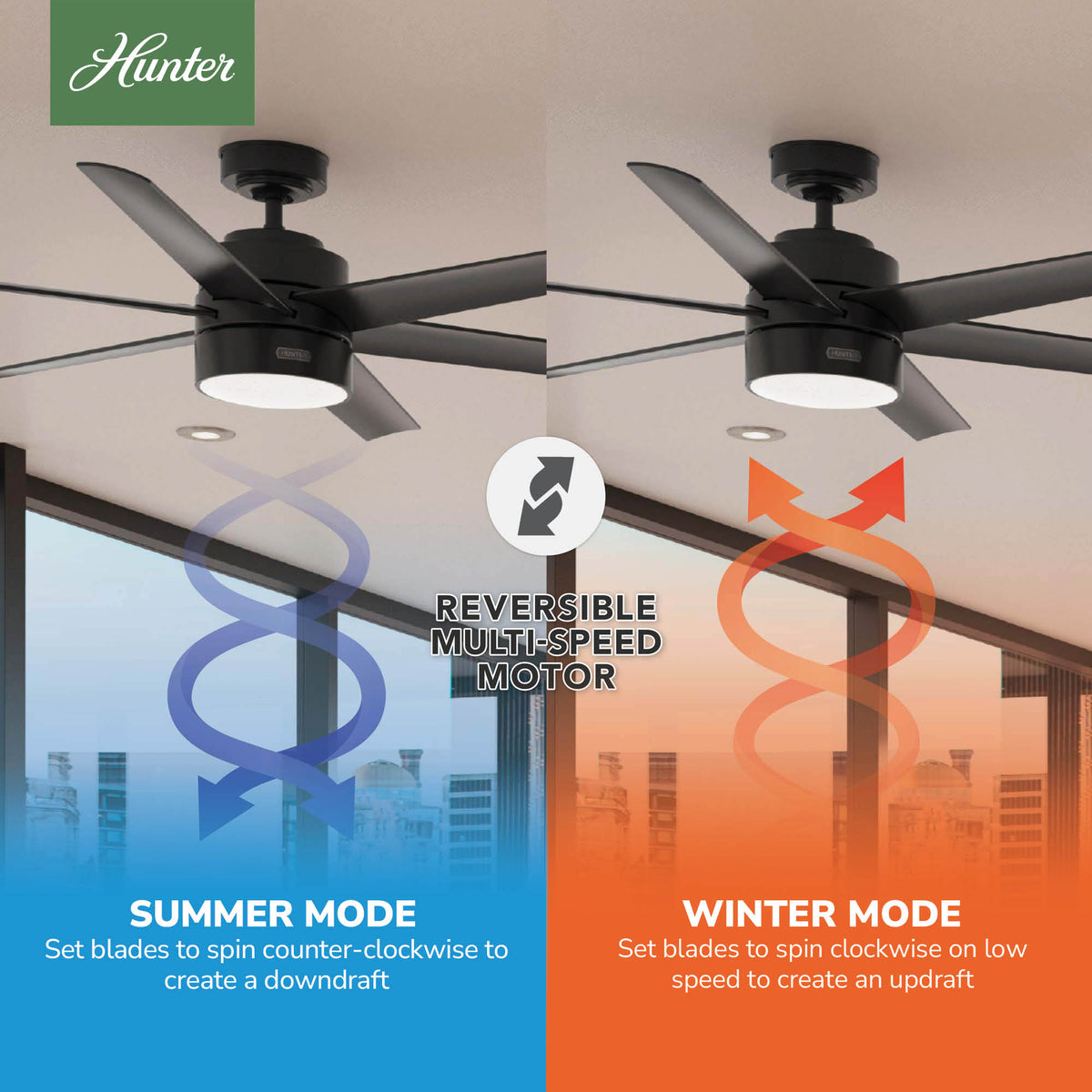 60 inch Solaria ENERGY STAR® Matte Black Damp Rated Ceiling Fan with LED Light Kit and Wall Control