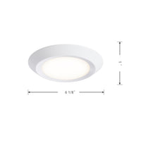 4-inch White Wall Light