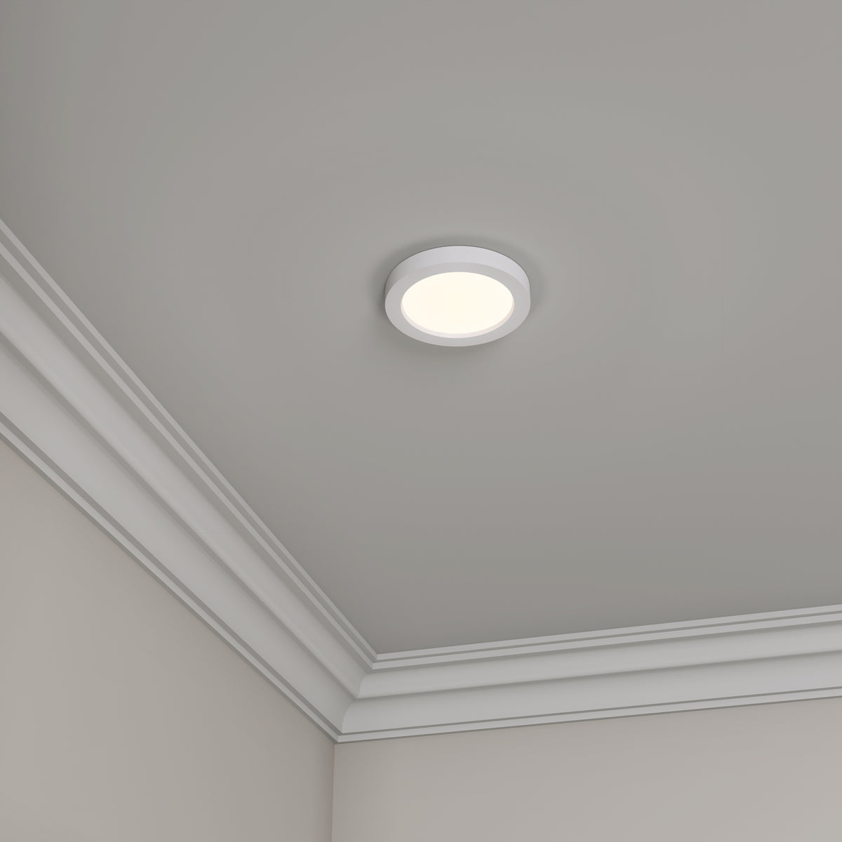 5-inch White Wall Light