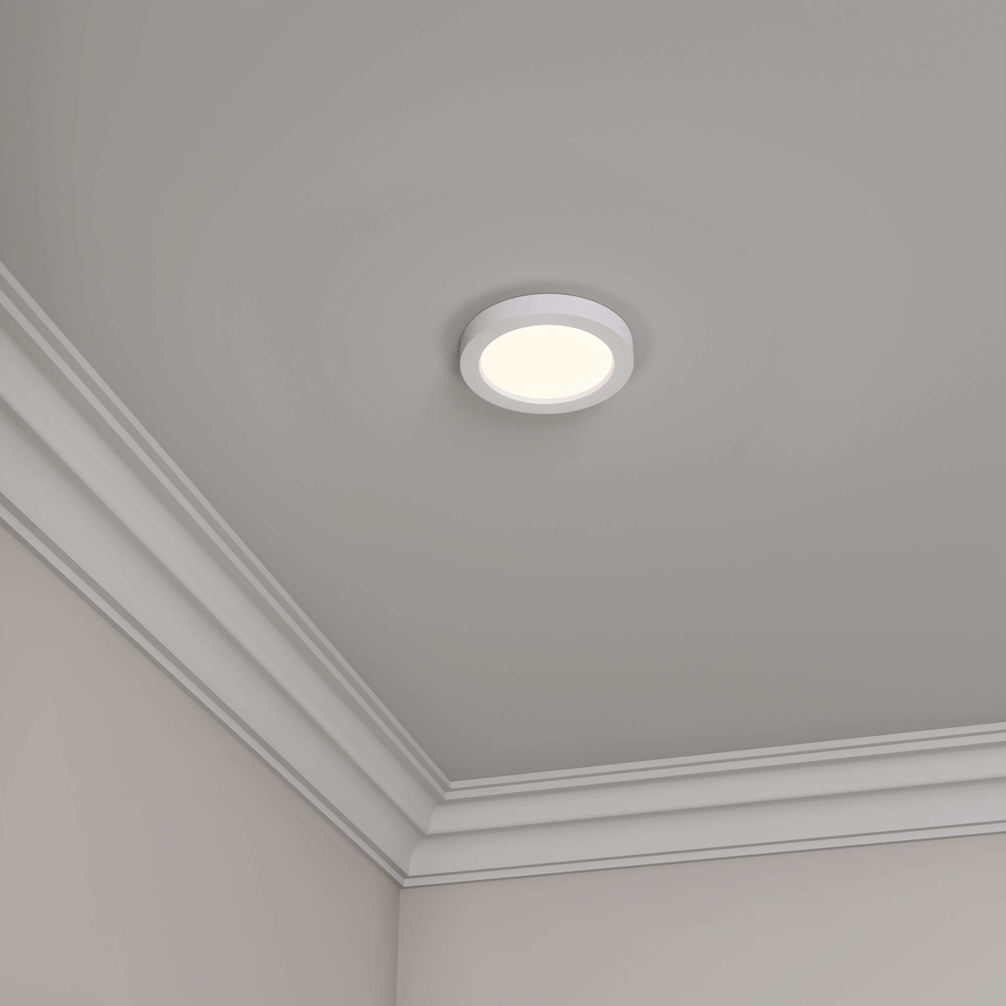 5-inch White Wall Light