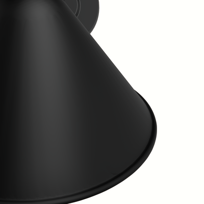 Cassius 10-inch 1-light Matte Black Outdoor Wall Light with Metal Shade