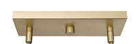 10.75'' Nellita Vintage Brass 5 Light Linear Chandelier