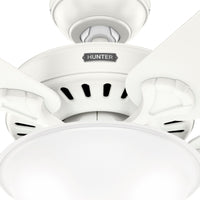 52 inch Pro's Best ENERGY STAR® Fresh White Ceiling Fan with LED Light Kit and Pull Chain