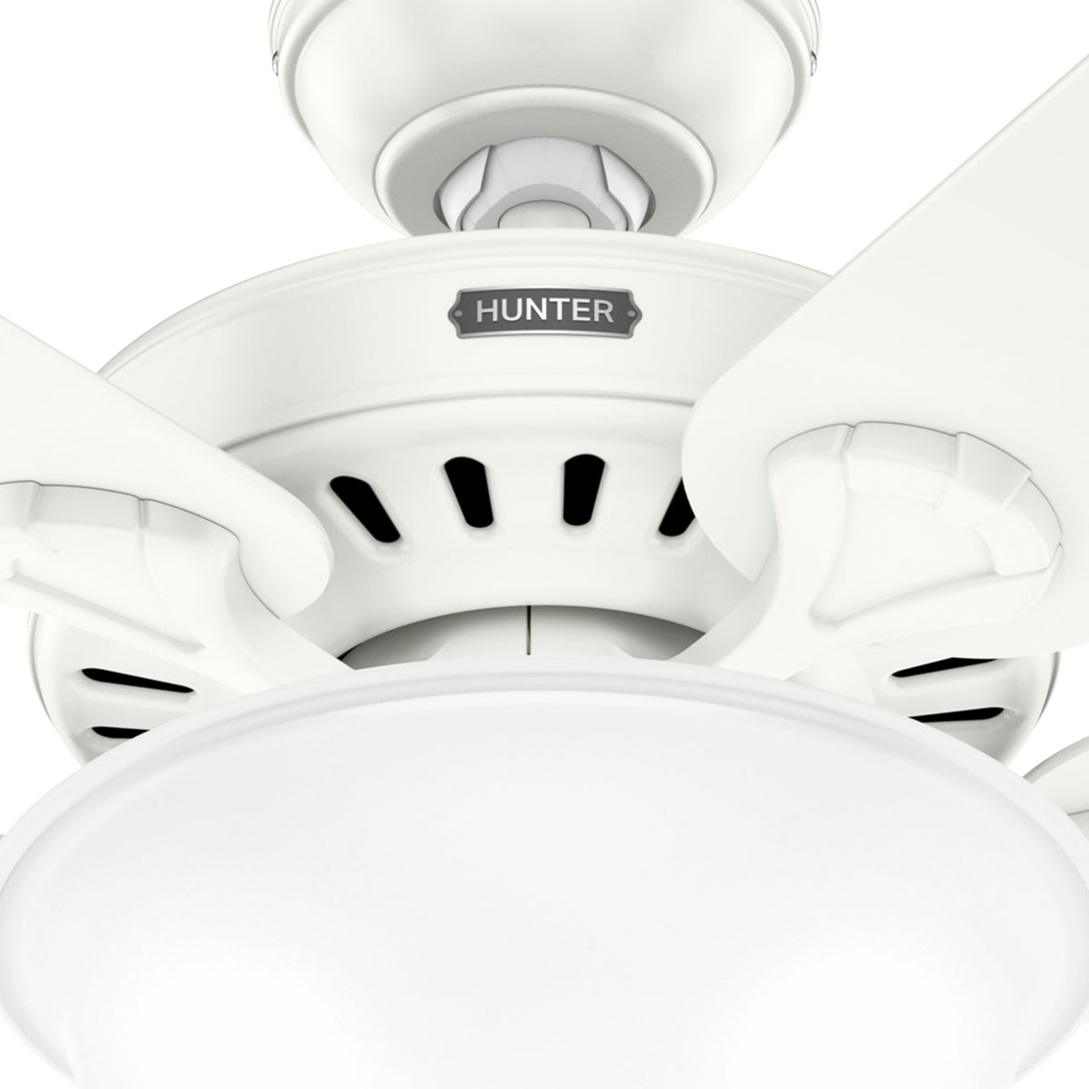 52 inch Pro's Best ENERGY STAR® Fresh White Ceiling Fan with LED Light Kit and Pull Chain
