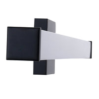 48-inch Matte Black Cylinder Bath Bar Vanity Light