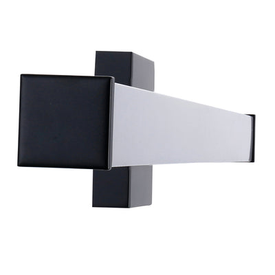 48-inch Matte Black Cylinder Bath Bar Vanity Light