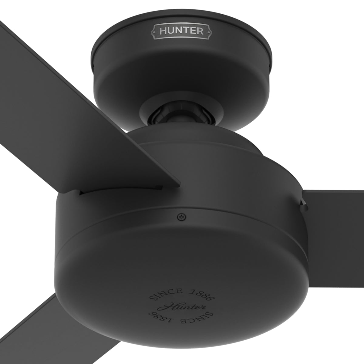 52 inch Presto Matte Black Ceiling Fan and Wall Control