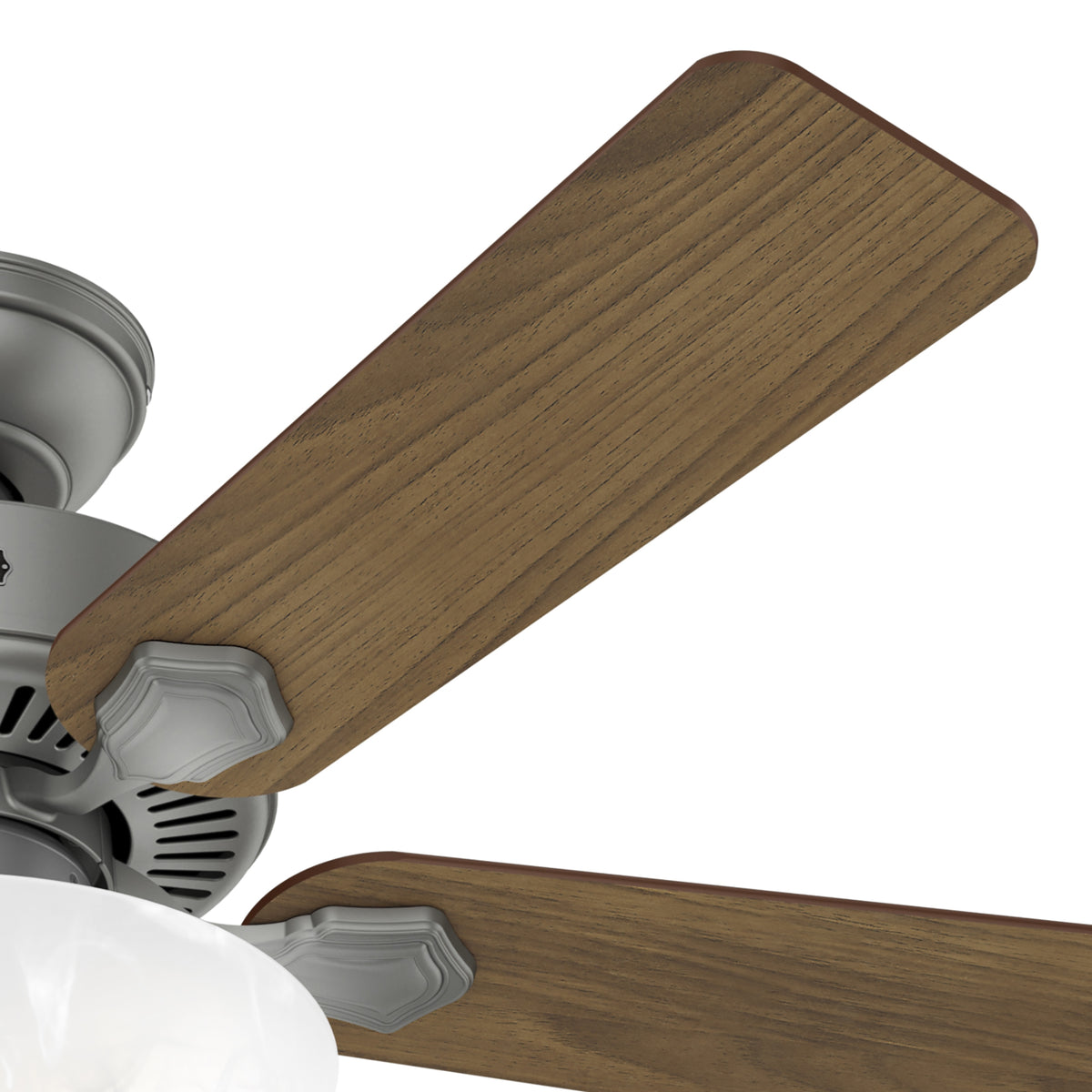 44 inch Swanson ENERGY STAR® Matte Silver Ceiling Fan with LED Light Kit and Pull Chain