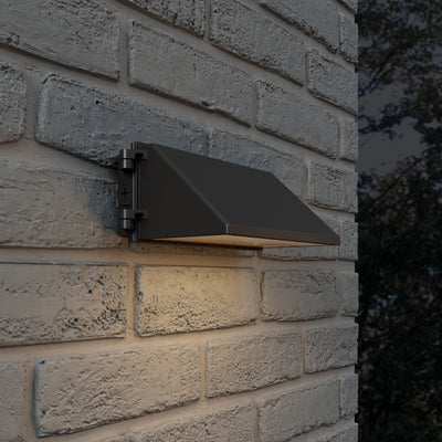 12.75-inch Bronze Outdoor Outdoor Wall Light