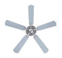 52 Inch Royal Star AC Brushed Nickel Indoor Ceiling Fan 5-Blade