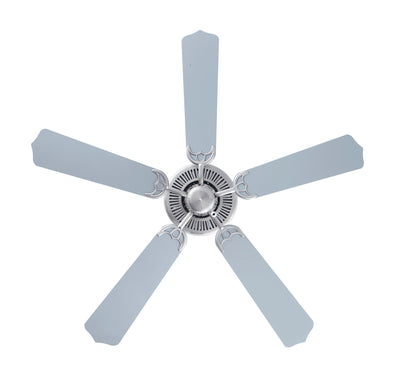 52 Inch Royal Star AC Brushed Nickel Indoor Ceiling Fan 5-Blade