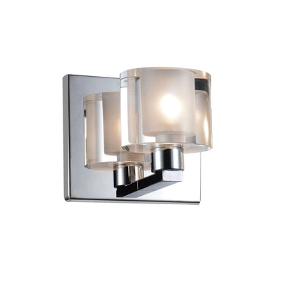 Tina 1 Light Chrome Wall Sconce