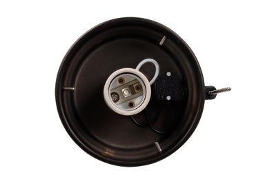 4.5-inch Oil Rubbed Bronze Outdoor Fan Light Kit Fitter