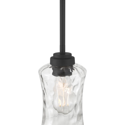 7.75'' Clarvyn Matte Black 1 Light Mini Pendant