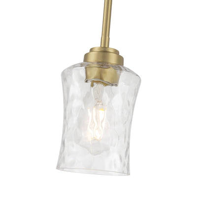 7.75'' Clarvyn Vintage Brass 1 Light Mini Pendant