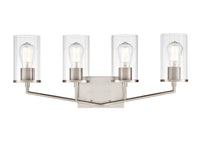 28'' Beverlly Brushed Nickel 4 Light Bath Vanity
