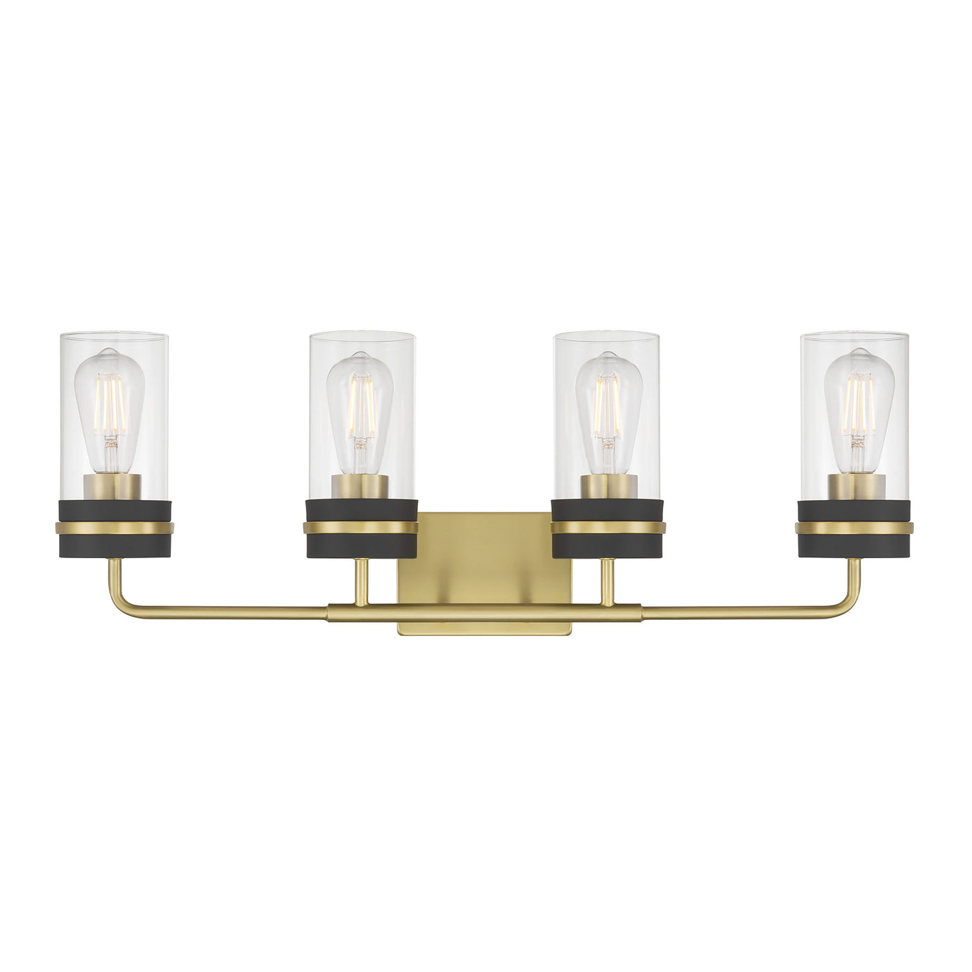 28'' Marbridge Vintage Brass 4 Light Bath Vanity