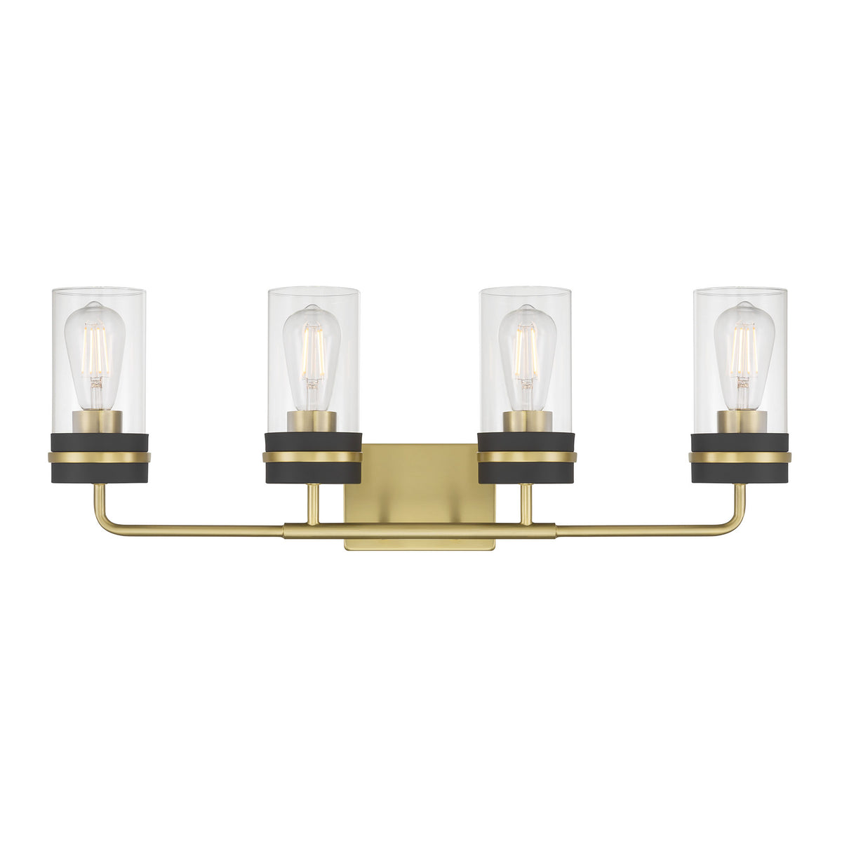 28'' Marbridge Vintage Brass 4 Light Bath Vanity