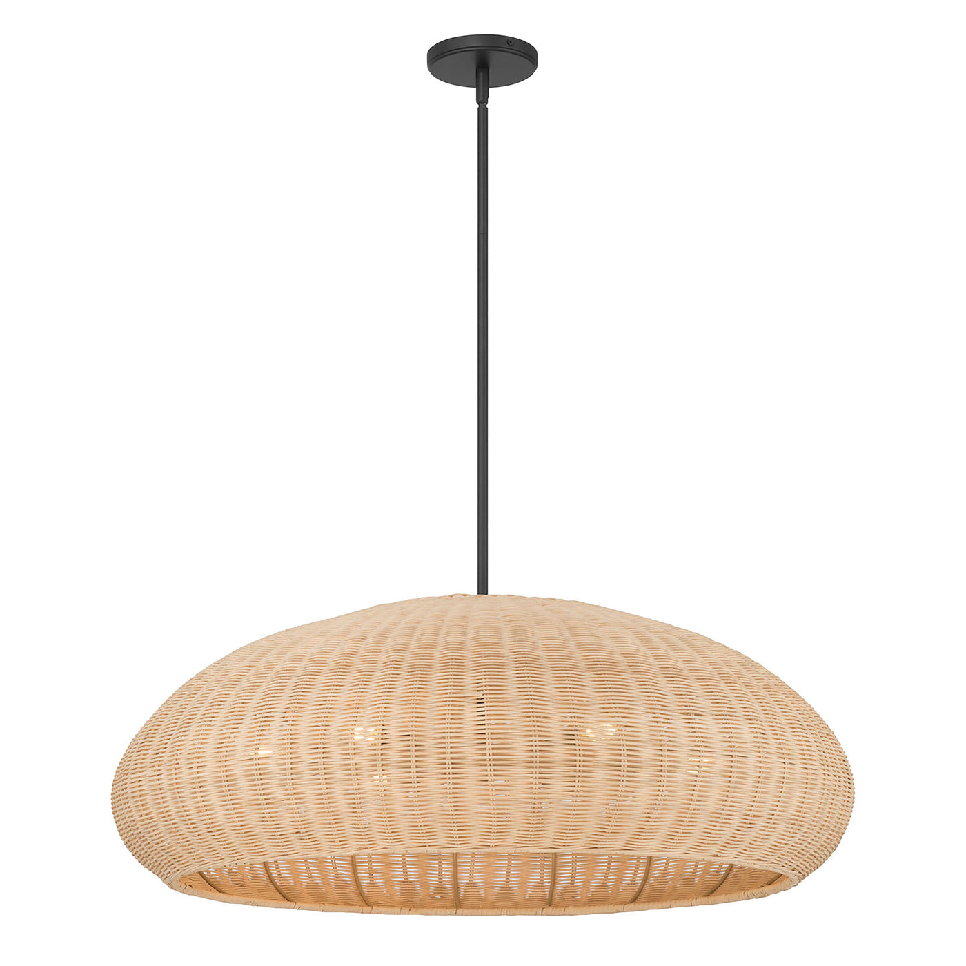 11.75'' Natora Matte Black 6 Light Pendant