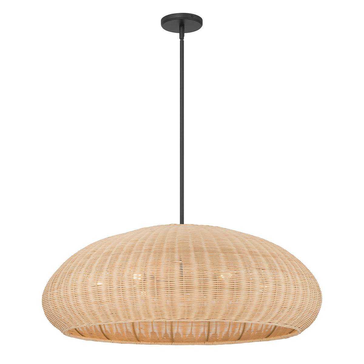 11.75'' Natora Matte Black 6 Light Pendant