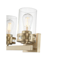 14.5'' Lunden Modern Gold 2 Light Bath Vanity
