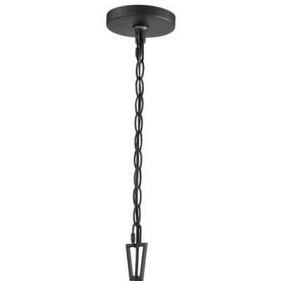 28.5'' Hylena Textured Black 6 Light Pendant