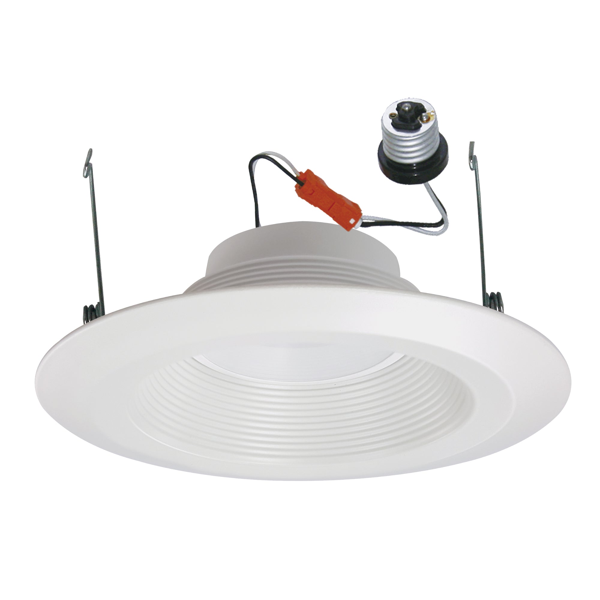 6-inch White Recessed Light Housing with 3000K Light and 12.5W Output