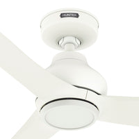 60 inch Mazzini ENERGY STAR® Matte White Damp Rated Ceiling Fan and Handheld Remote