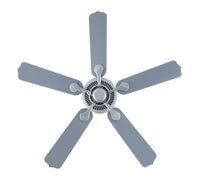 52 Inch Sunset AC Brushed Pewter Outdoor Ceiling Fan 5-Blade Reversible