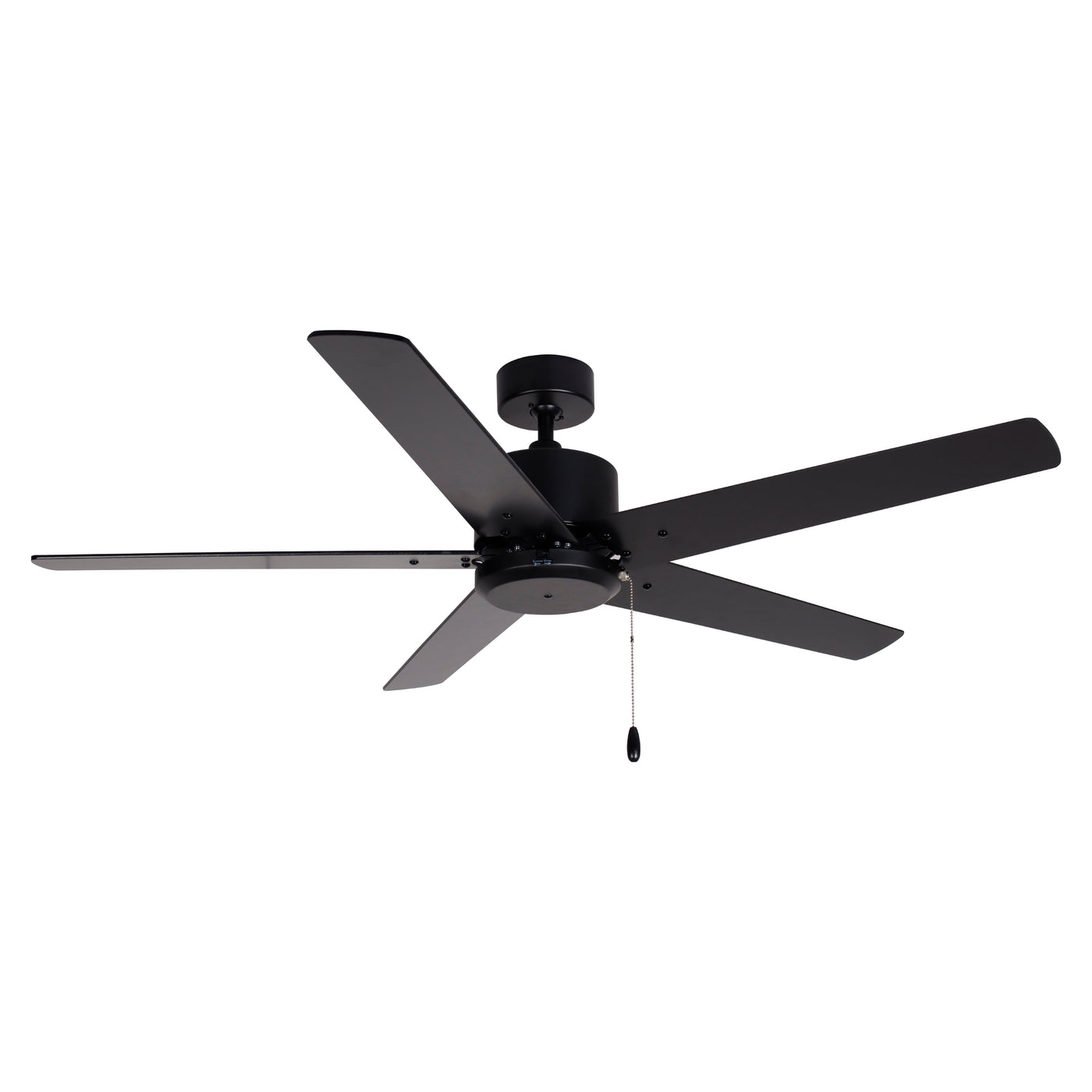 52 Inch Aldea IX AC Matte Black Outdoor Ceiling Fan 5-Blade