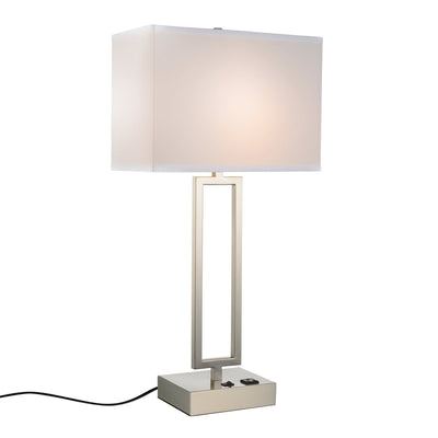 Torren 1 Light Satin Nickel Table Lamp