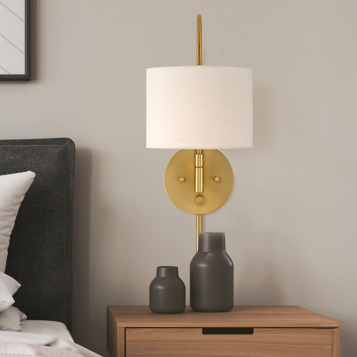 Hepburn 16-inch 3-light Modern Brass Globe Pendant with Cased White Glass