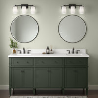 22'' Froselle Matte Black 3 Light Bath Vanity