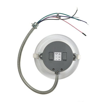 6-inch White Commercial Wall Light