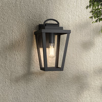 7'' Brenwick Powder Coated Black 1 Light Lantern