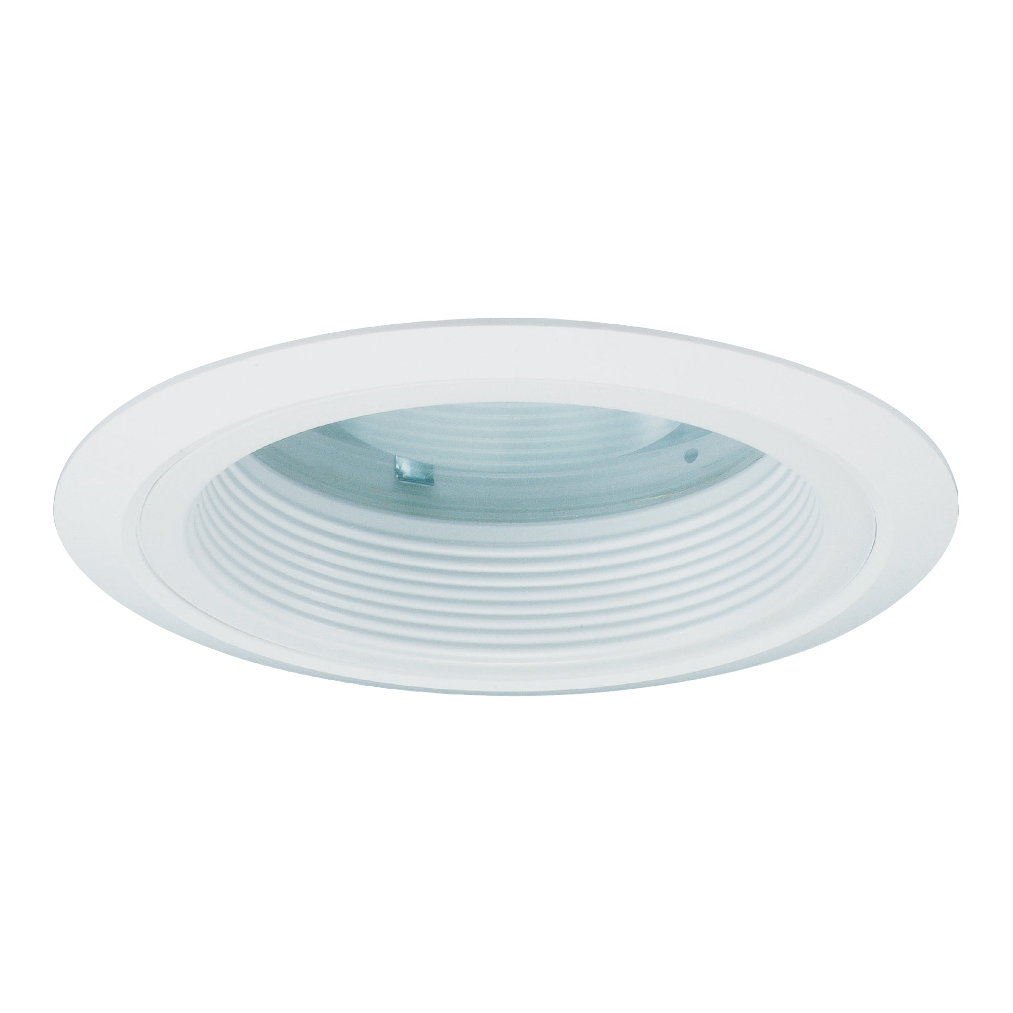 6-inch White Outdoor Recessed Light Housing with Wet Rated Build