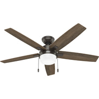52 inch Anisten Noble Bronze Ceiling Fan with LED Light Kit and Pull Chain