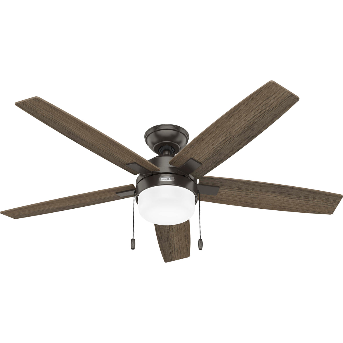 52 inch Anisten Noble Bronze Ceiling Fan with LED Light Kit and Pull Chain