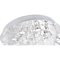Twister 8 Light Chrome Chandelier