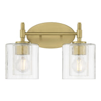 15'' Solventa Vintage Brass 2 Light Bath Vanity