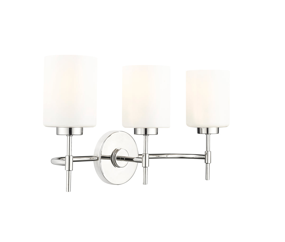 22'' Keylee Polished Nickel 3 Light Bath Vanity