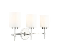 22'' Keylee Polished Nickel 3 Light Bath Vanity