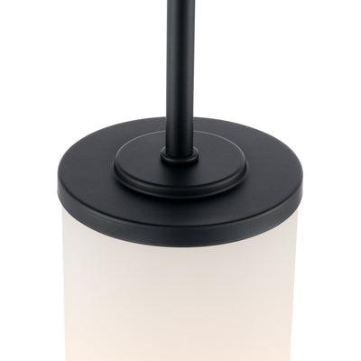 7'' Verlana Matte Black 1 Light Mini Pendant