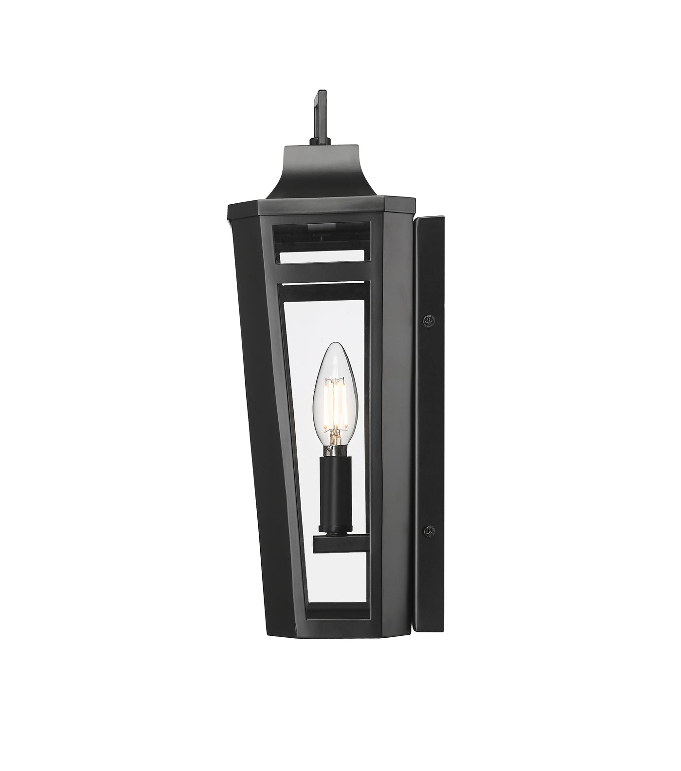 7.5'' Sumerlin Powder Coated Black 1 Light Wall Sconce