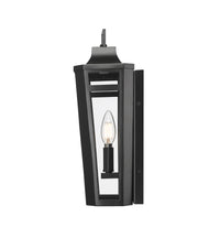 7.5'' Sumerlin Powder Coated Black 1 Light Wall Sconce