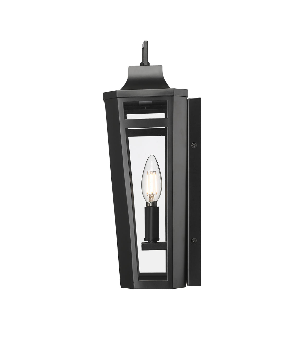 7.5'' Sumerlin Powder Coated Black 1 Light Wall Sconce