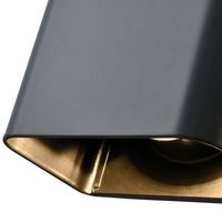 4.75-inch Powder Coated Black Outdoor Wall Sconce