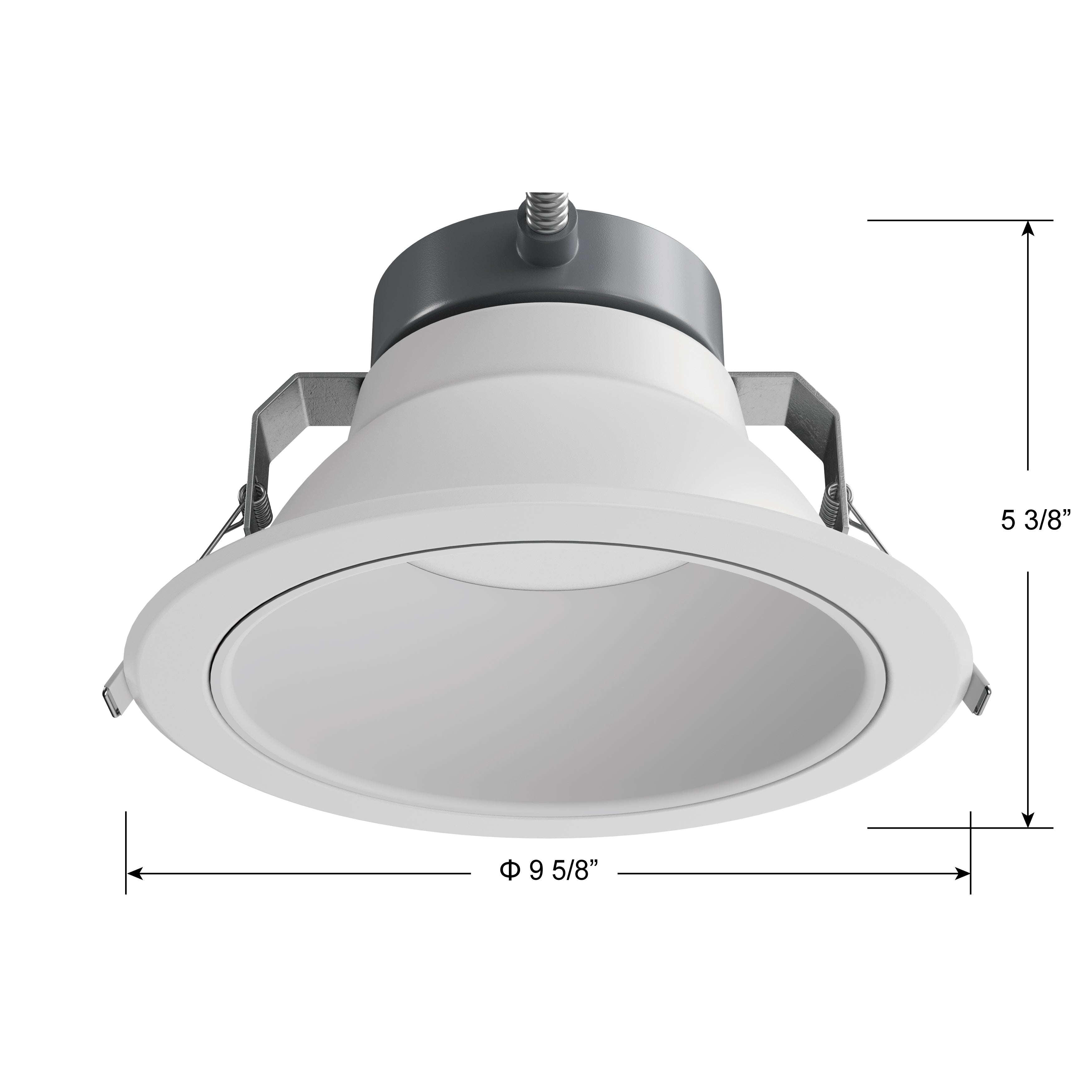 8-inch White Commercial Wall Light with 3-CCT Selectable White